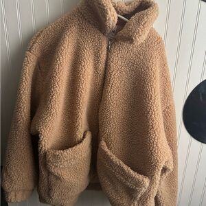 I.AM.GIA Cozy Tan Sherpa Jacket